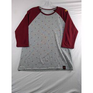 Cleveland Cavaliers NBA Nike Dri-FIT Long Sleeve Raglan Tee Womens Large T Shirt